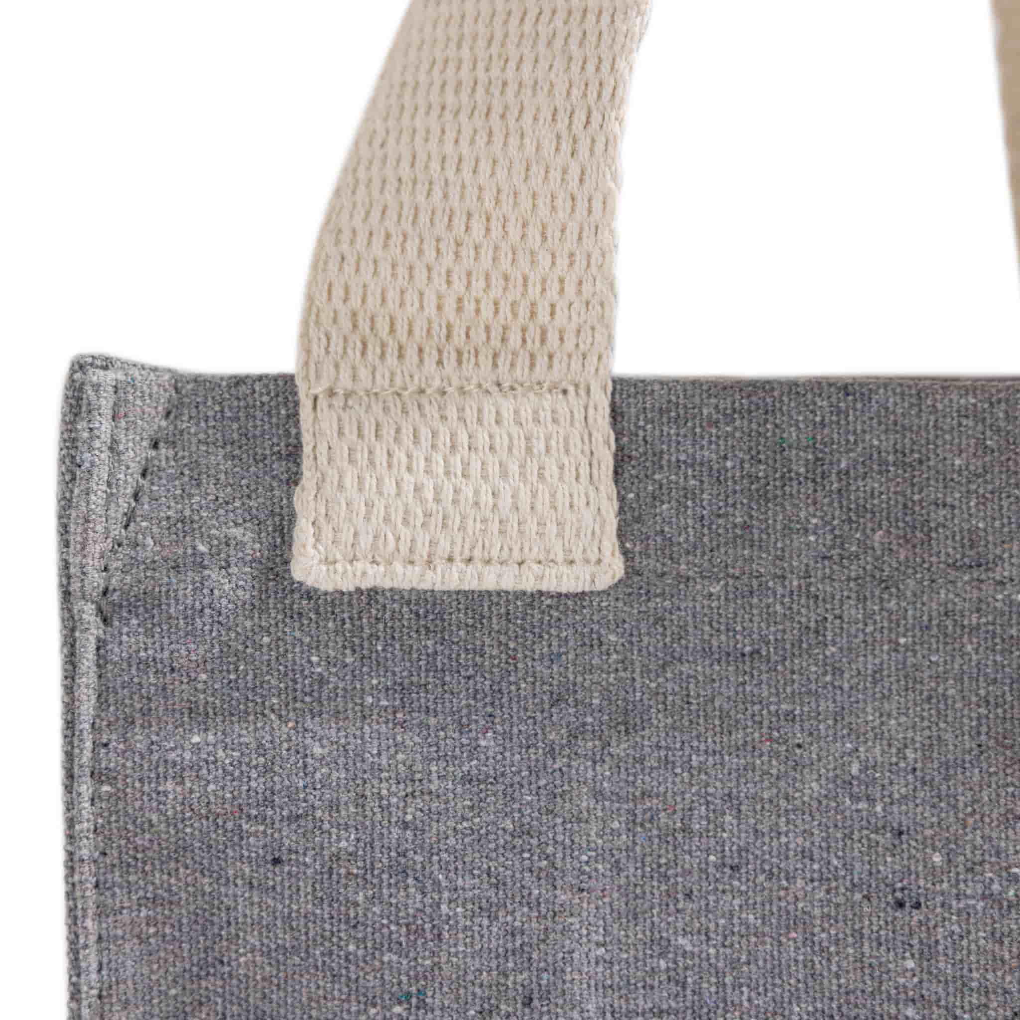 Recycled Canvas Trendy Book Tote Bag 18