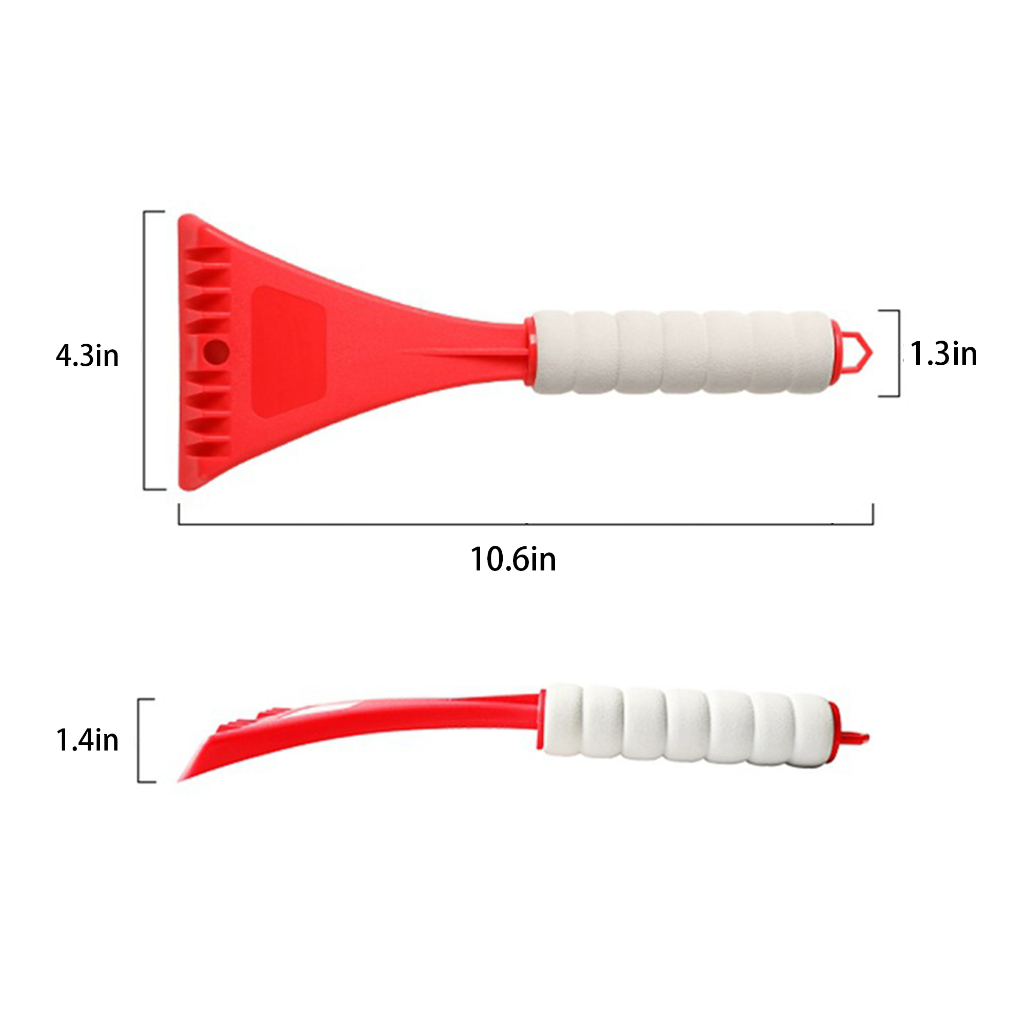 Foam Grip Ice Scraper with Plastic Blade 3
