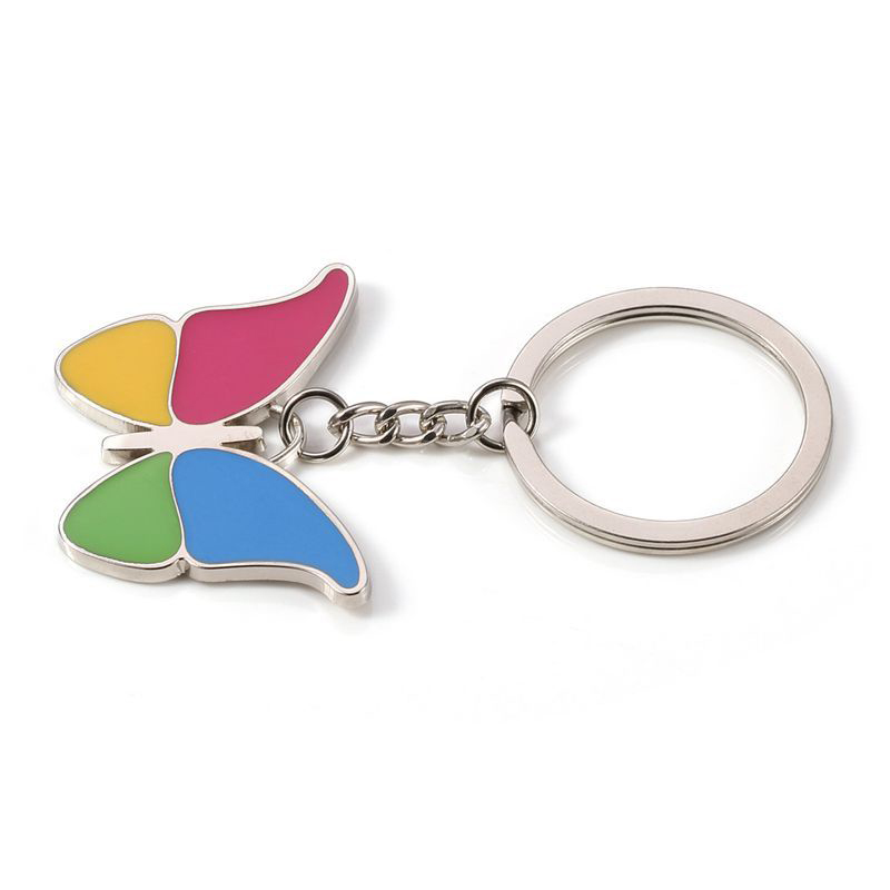 Colorful Butterfly Metal Key Chain 7