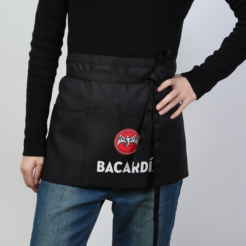 Restaurant Aprons w/ Custom Logo Full Length and 3 Pockets 1