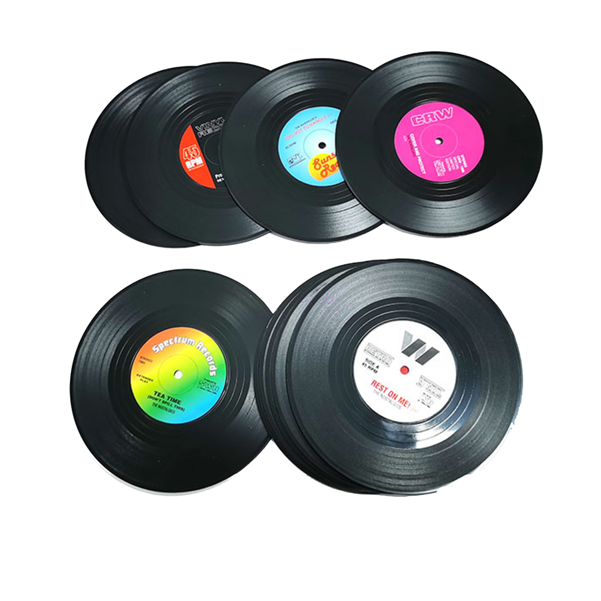 Vintage Vinyl Heat-Resistant Coaster 3