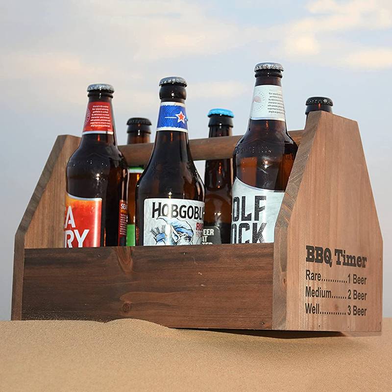 Wooden Bottle Caddy 6