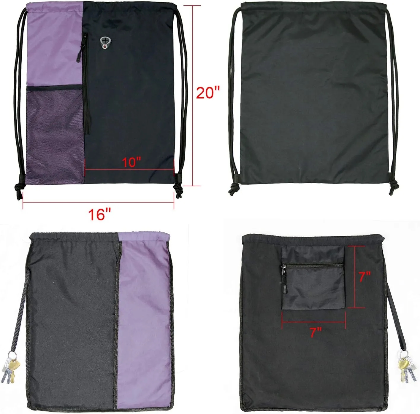 Sports Drawstring Backpack Bag 5
