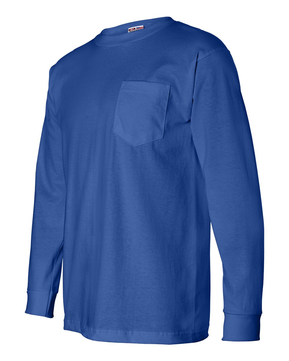 Unisex USA-Made Long Sleeve Pocket T-Shirt - 8100 5