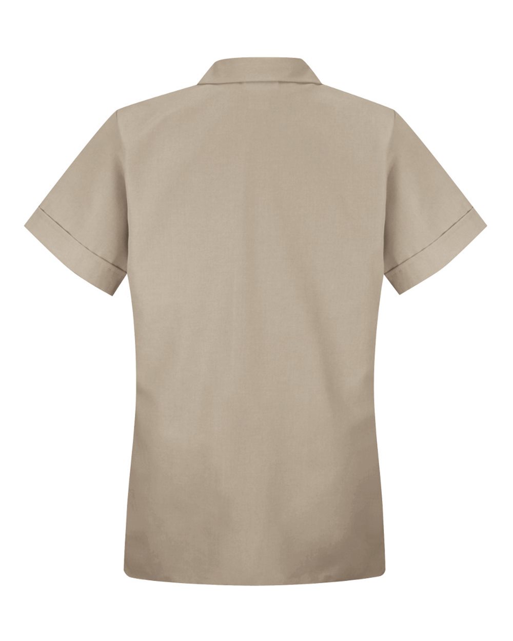 Women's Loose Fit Short Sleeve Button Smock - TP23 17
