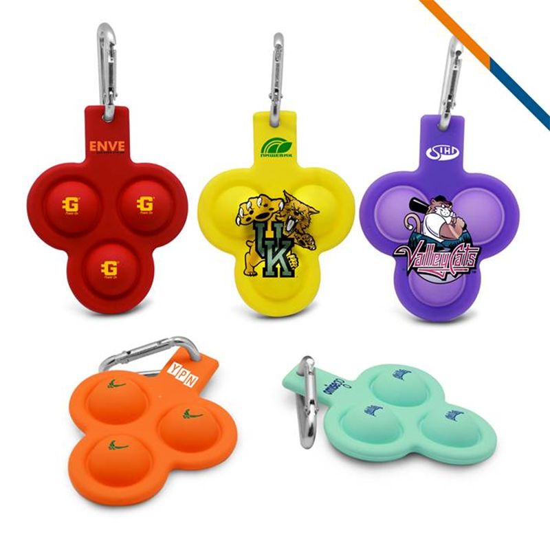 Carabiner 3Bubbles Popper Sensory Toys 8