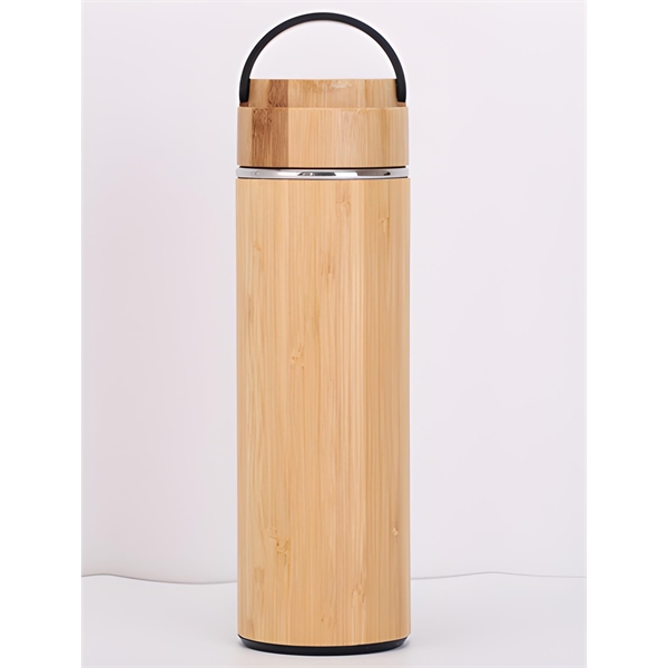 Bamboo Breeze 15oz Tumbler with Stainless Steel Handle 1