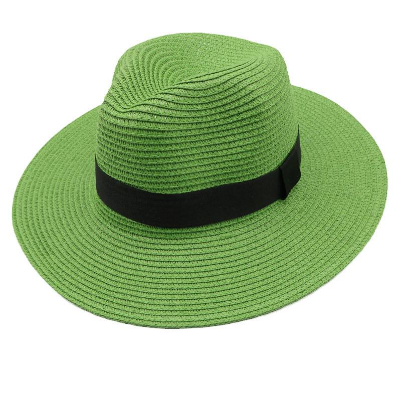 Unisex travel Straw Panama Hat 14