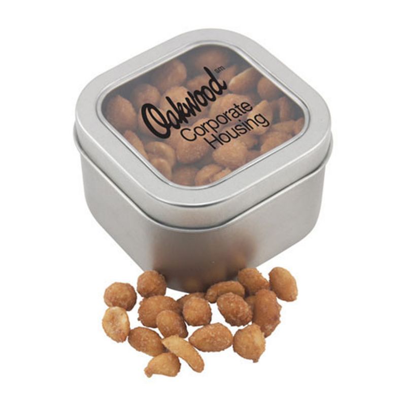 Window Tin with Honey Roasted Peanuts 1