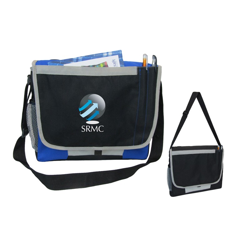 Messenger brief with side mesh pockets 9