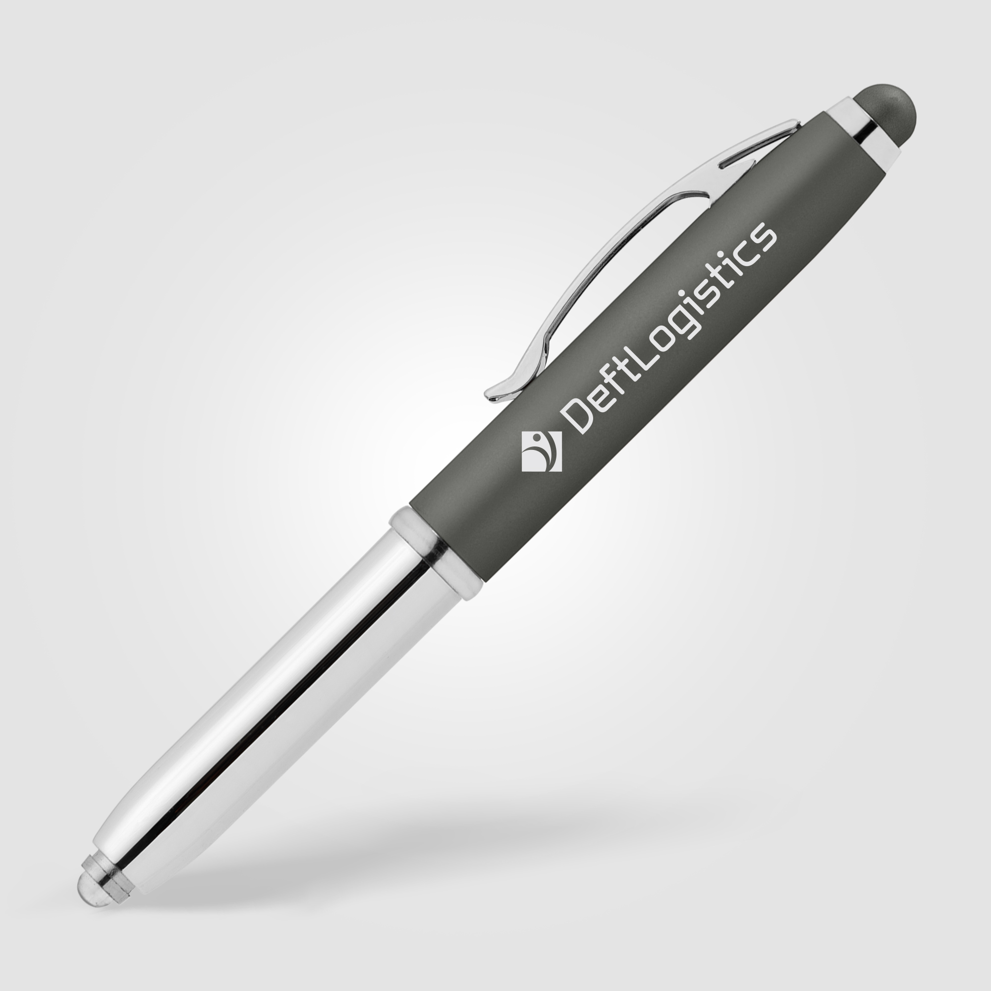 Vivano Softy Metallic Pen w/ LED Light and Stylus 13