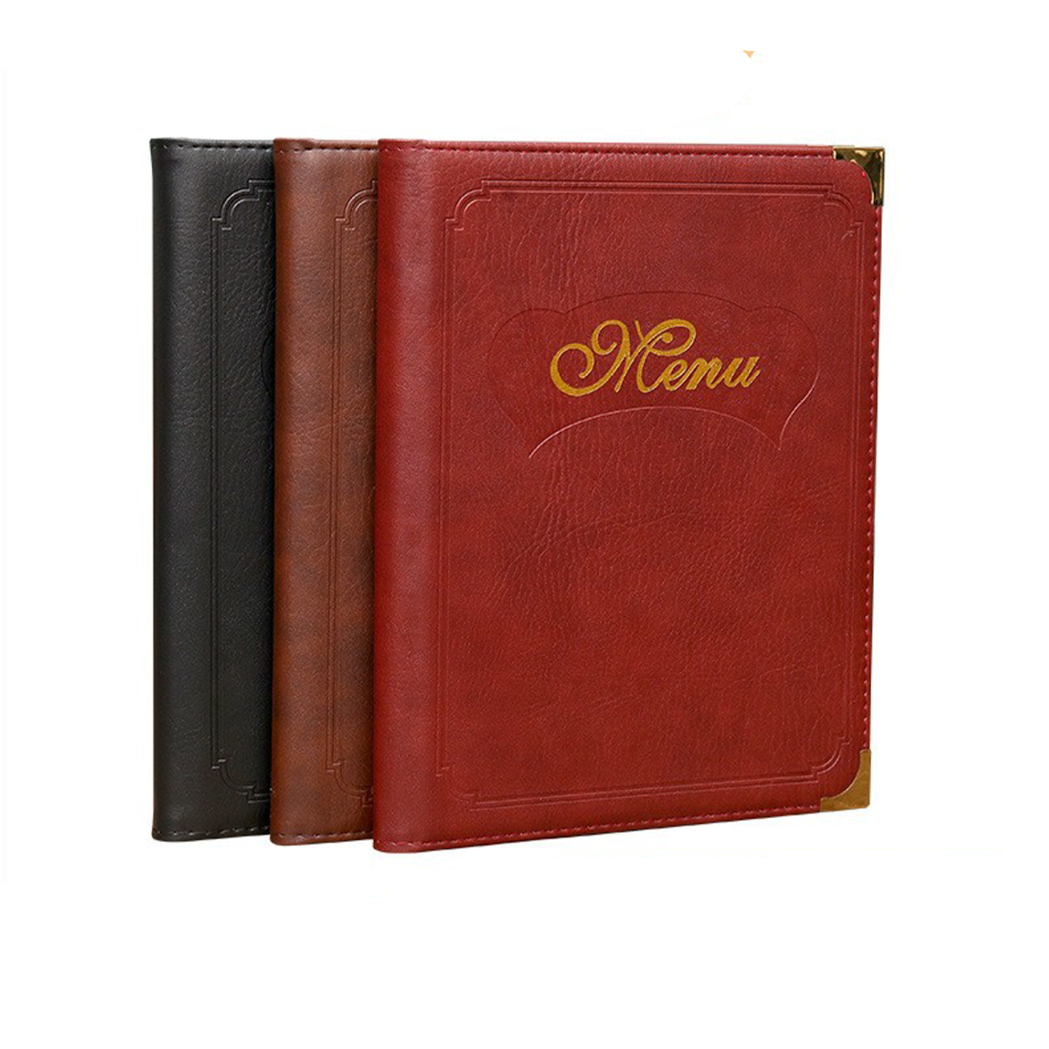 PU leather Menu Cover 4