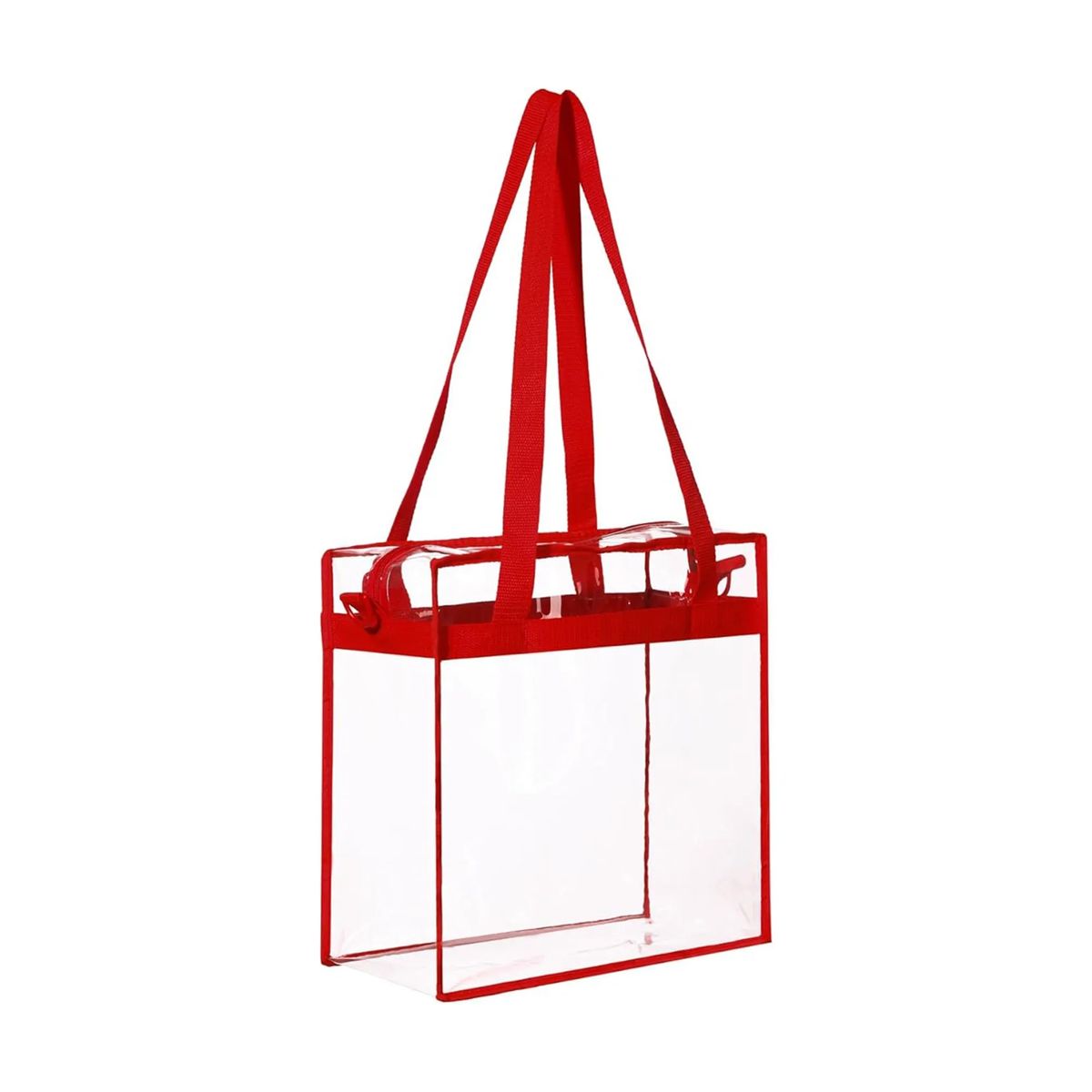 Clear Stadium Tote Bag W/ Crossbody Strap 7