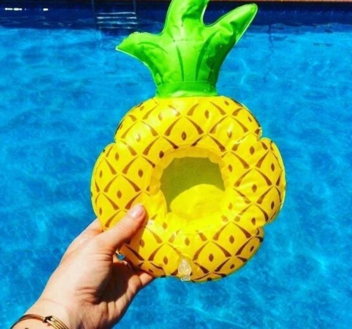 PVC Inflatable Floating Coaster Cup Holder 2