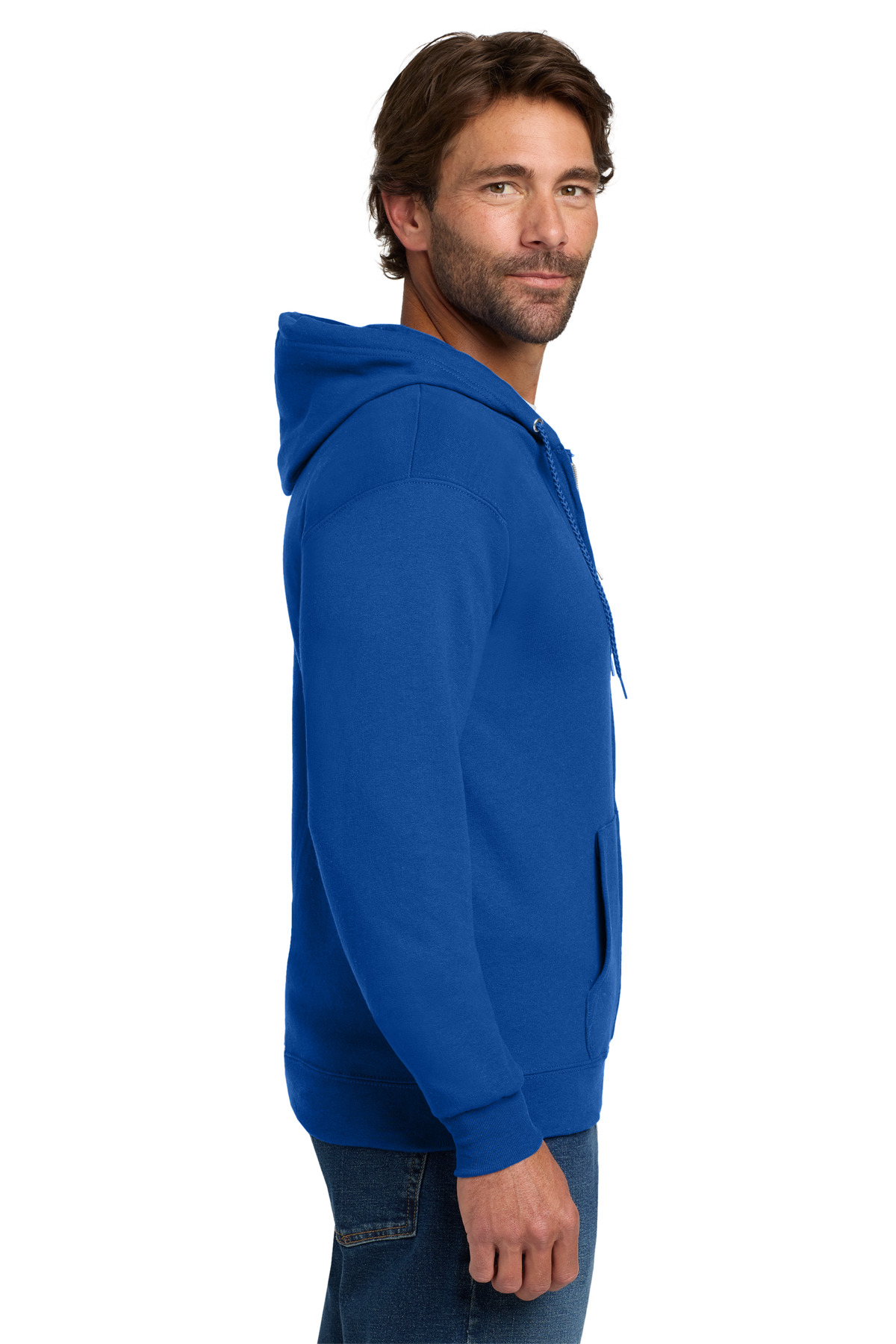 Hanes® EcoSmart Full-Zip Hooded Sweatshirt 5