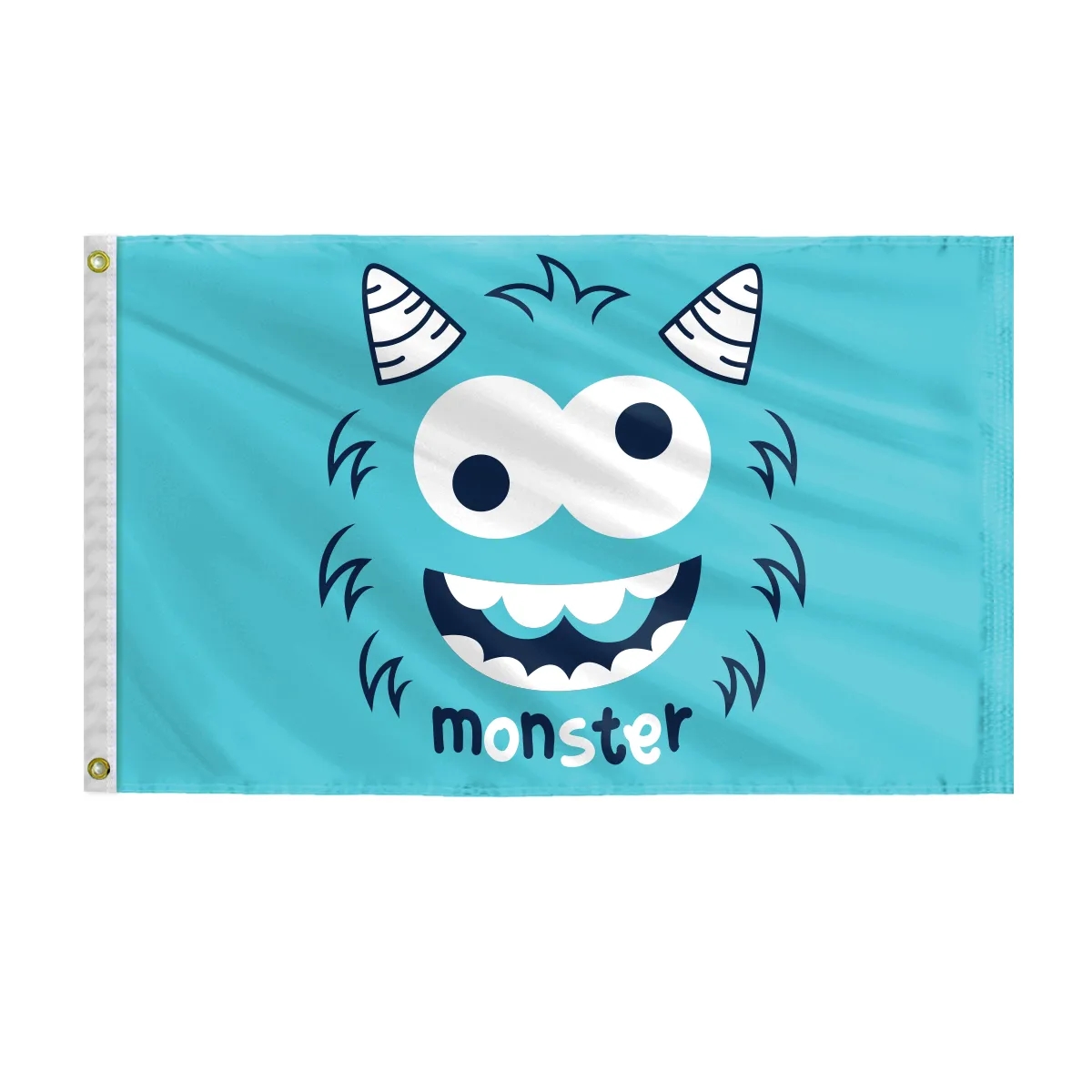 Custom Screen Sublimation Flag - 2.5' x 4' Nylon 2