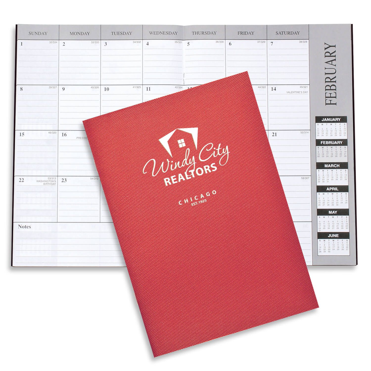 Monthly Desk Planner - Leatherette 26