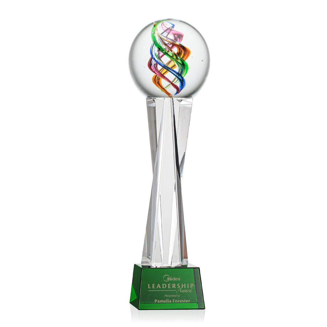 Galileo Award on Grafton Base - Green 2