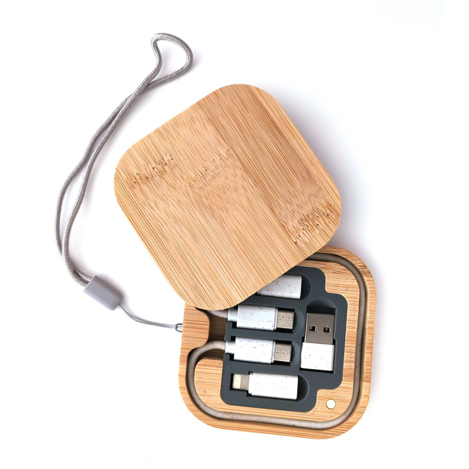 Eco Wheat Straw 5 in 1 Charging Cable Kit 3