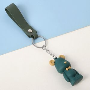 Adorable Pet Dog Puppet PVC Keychain Ring 13