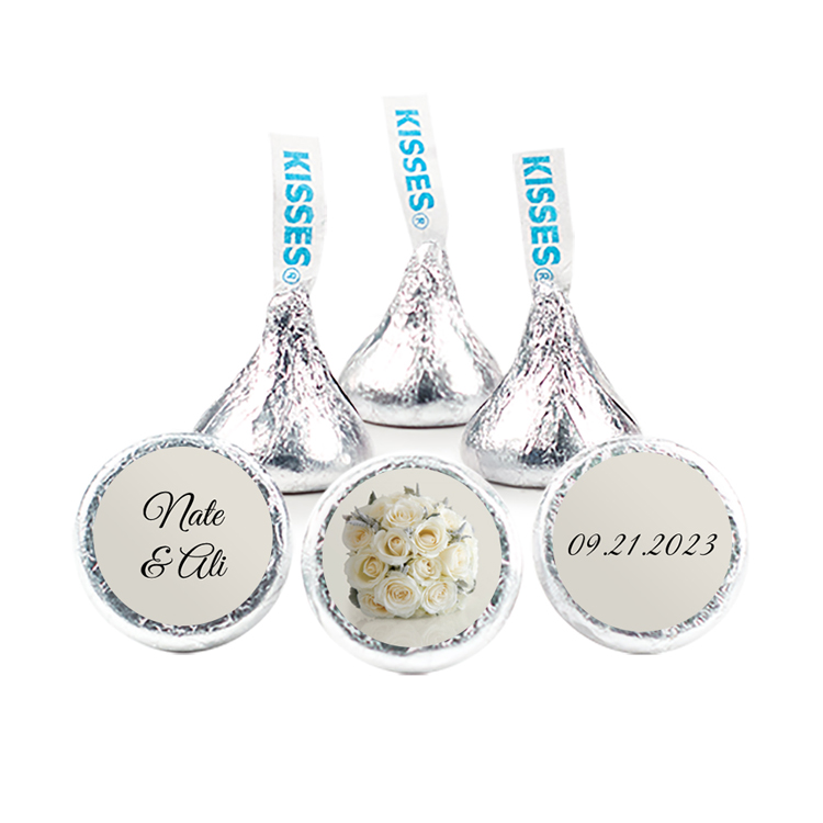Wedding Bouquet Design - Hershey's Kisses w/ Full Color Label 2