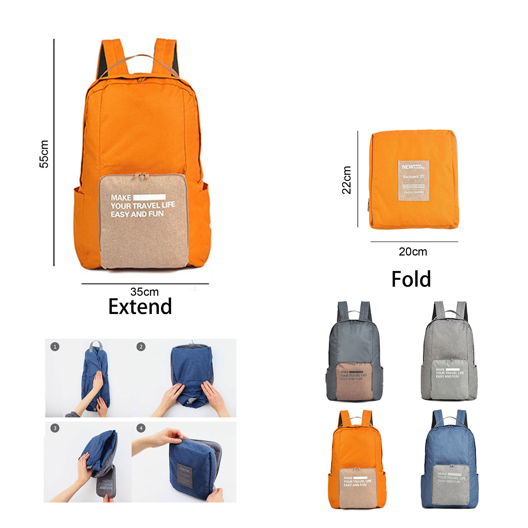 Foldable Backpack 1