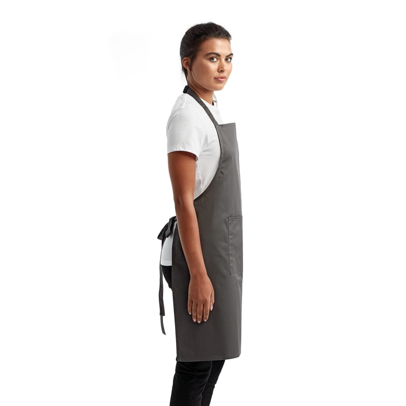 Artisan Collection By Reprime Unisex 'Colours' Recycled Bib Apron With Pocket 121