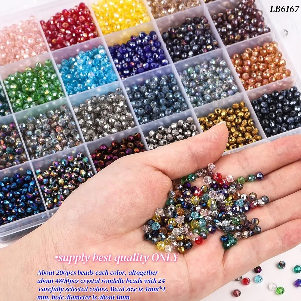 DIY Crystal Beads for Jewelry Making Kit Bracelet Set Maker 2