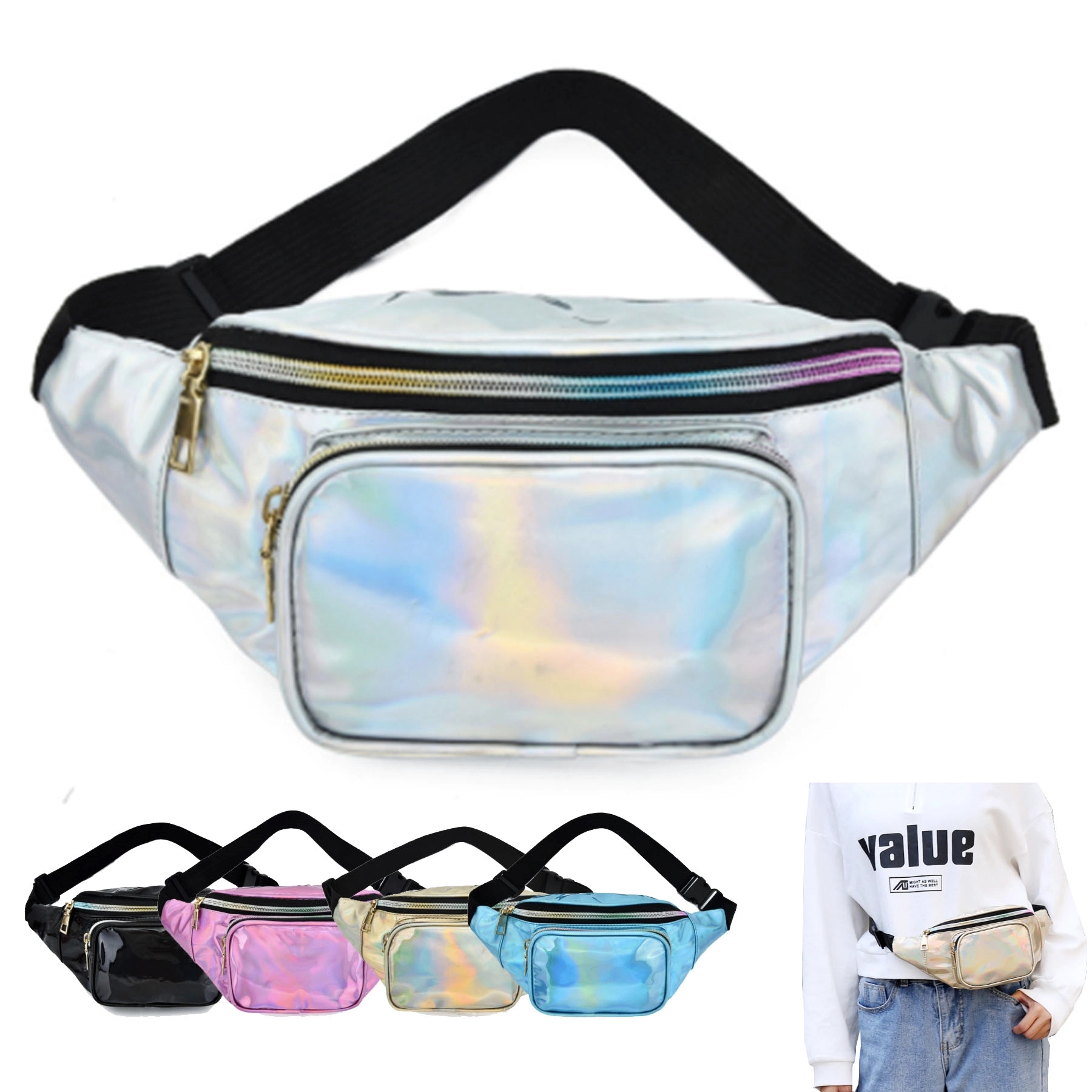 PU Laser Fanny Pack 3