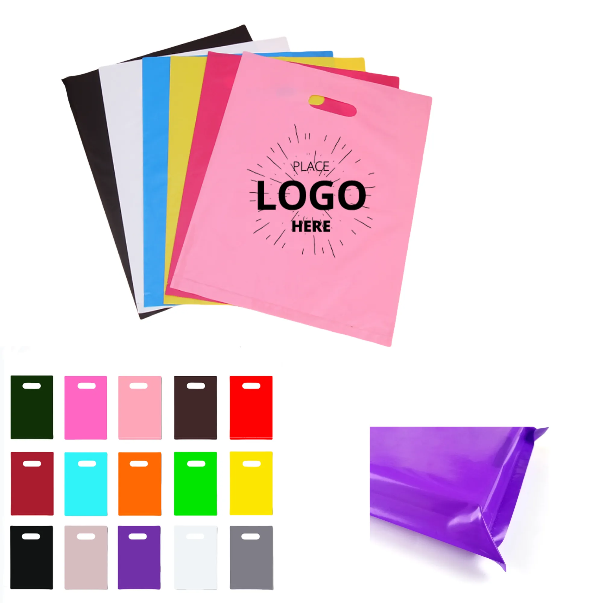 Die Cut Handle PE Shopping Bag 2