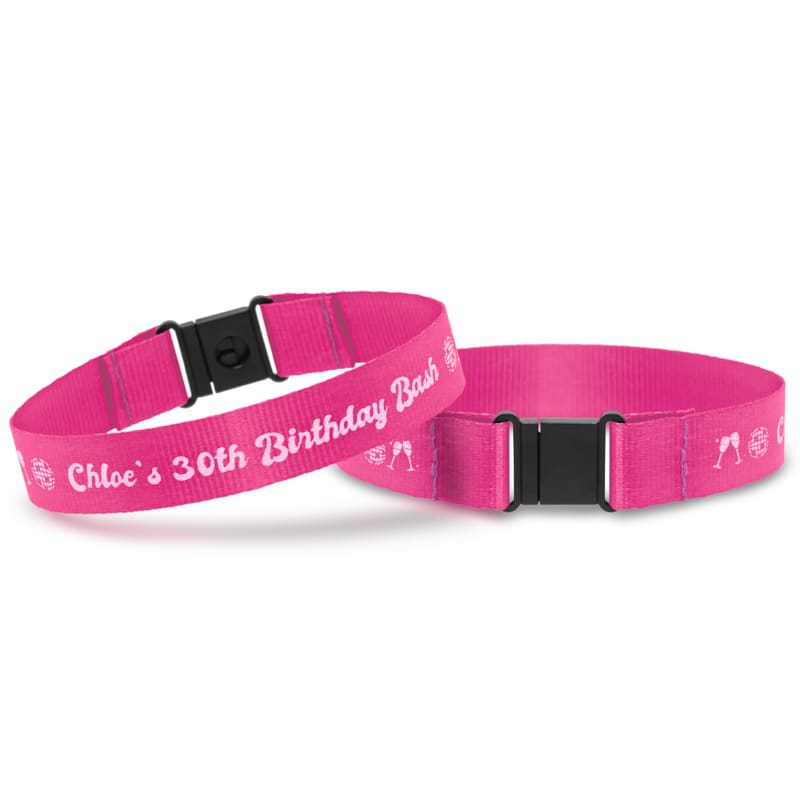Custom Breakaway Polyester Wristbands 2
