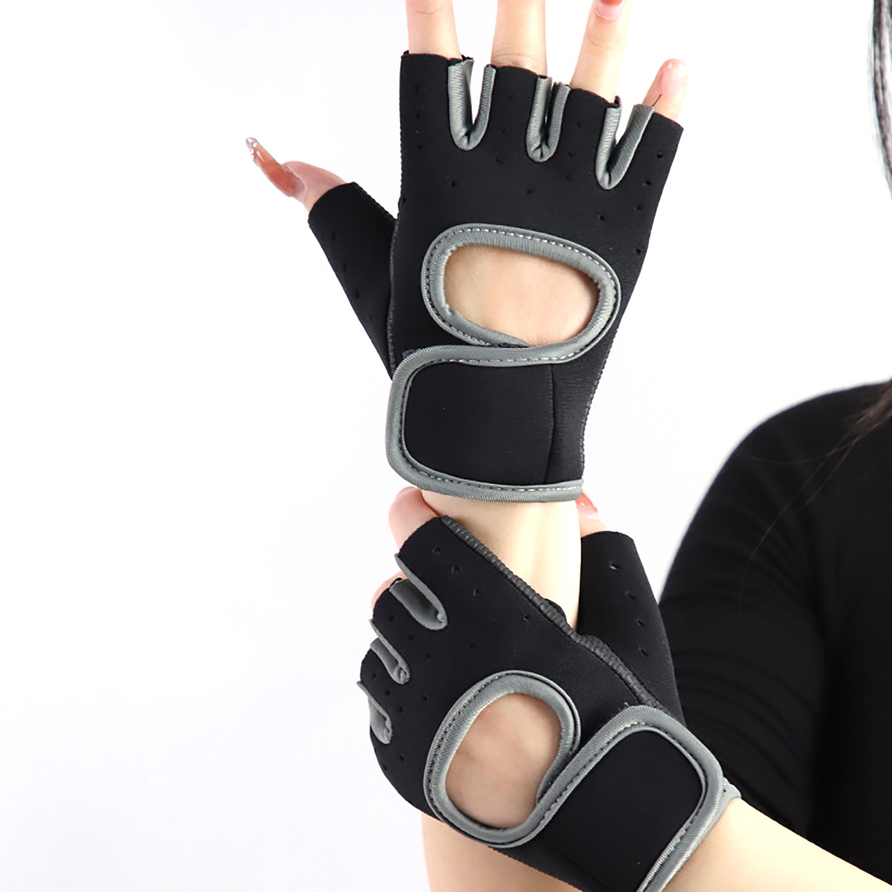 Palm Support Exercise Gloves 5