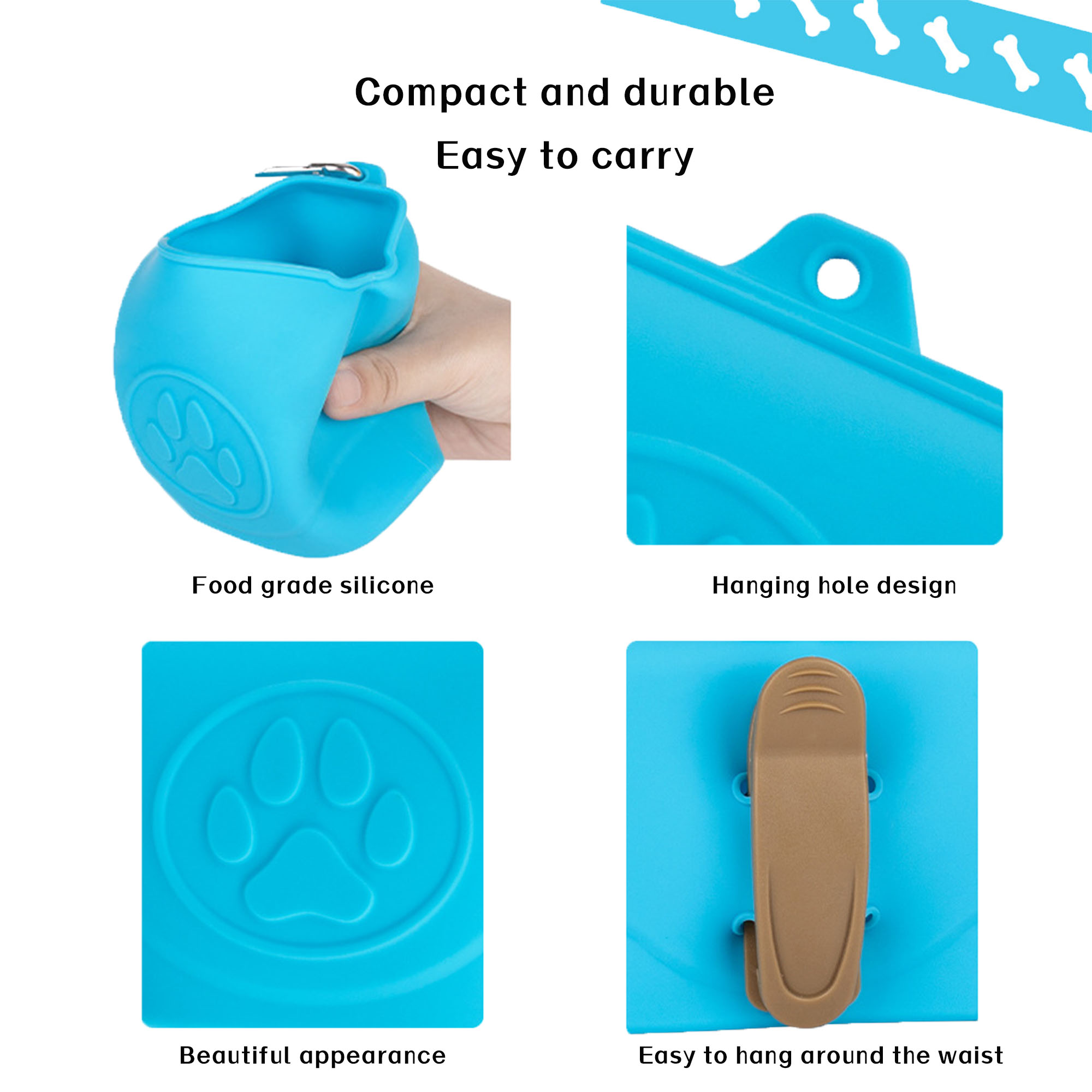 Silicone Training Pet Snack Bag 5