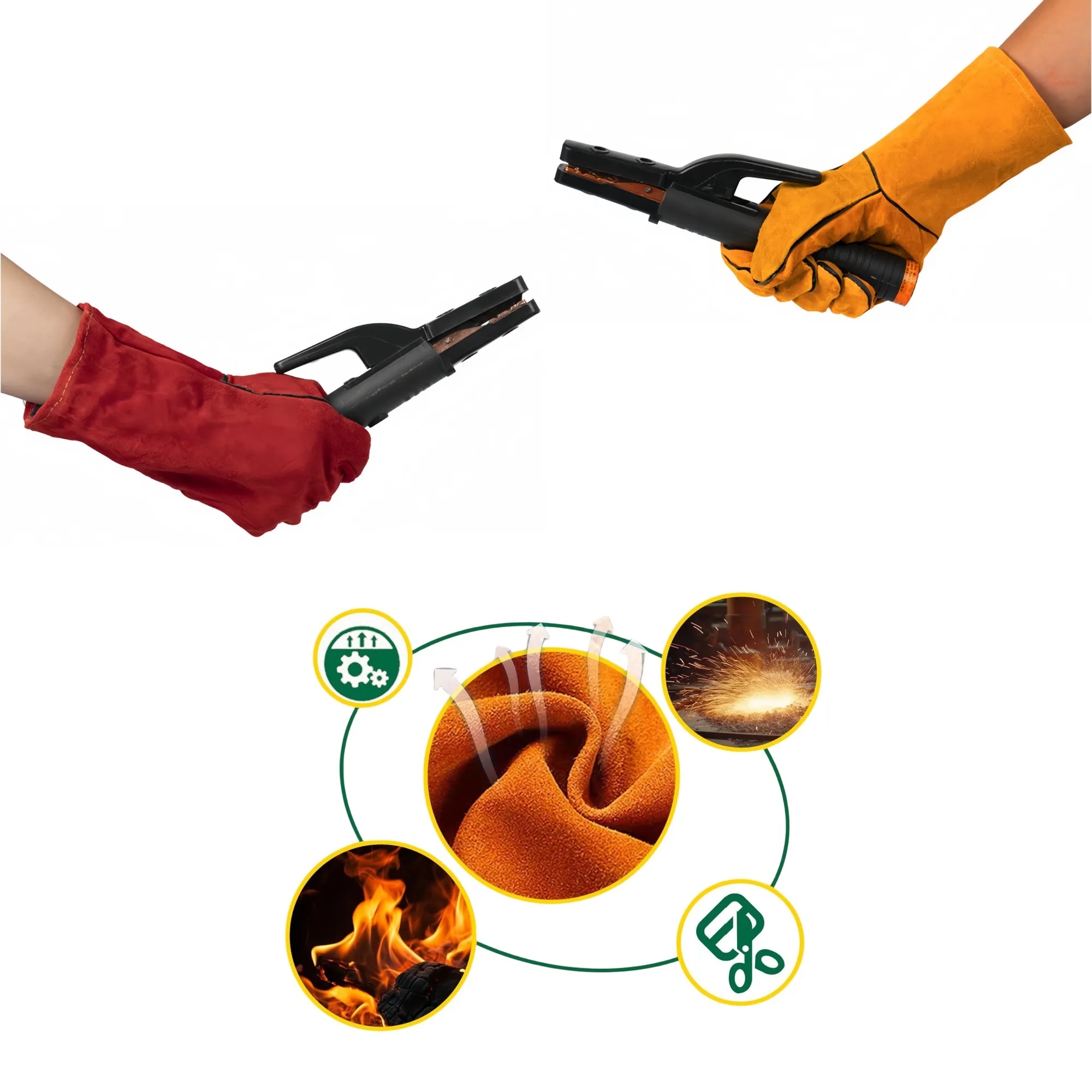Premium Cowhide Welding Gloves 6