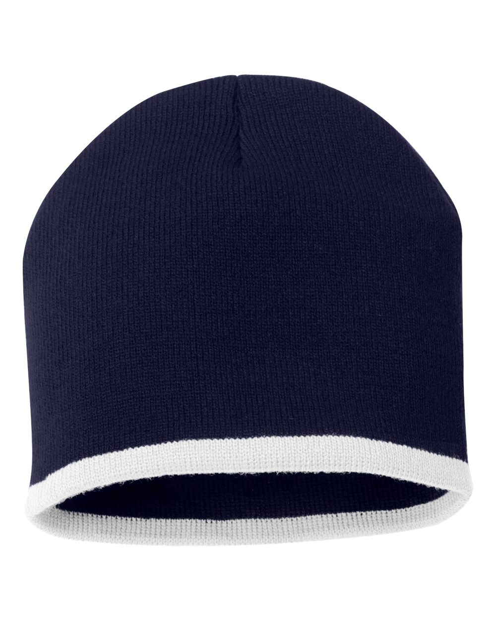 8" Bottom-Striped Beanie - SP09 5