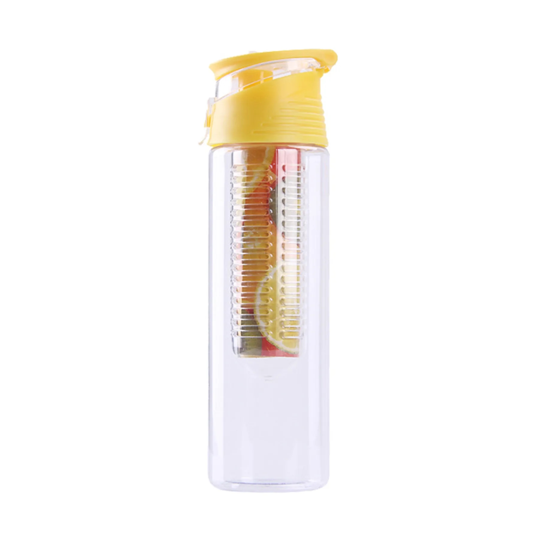 Plastic 700ml Fruit Transparent Sports Kettle 8