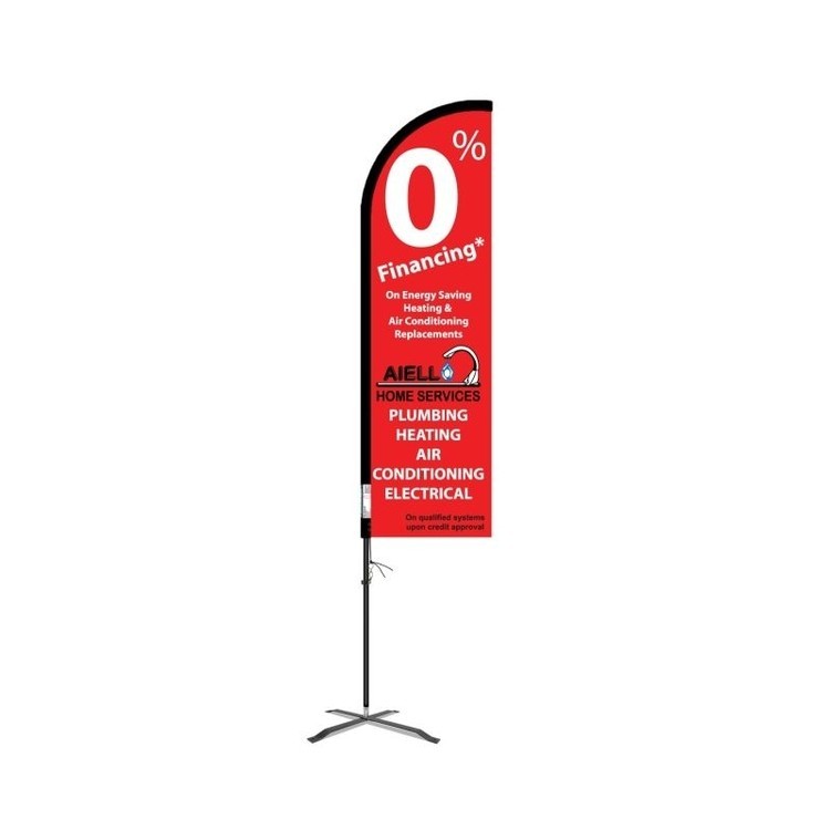 Flex Banner™ LX Feather Flag with Pole, Single-Sided 14' Outdoor Banner 5