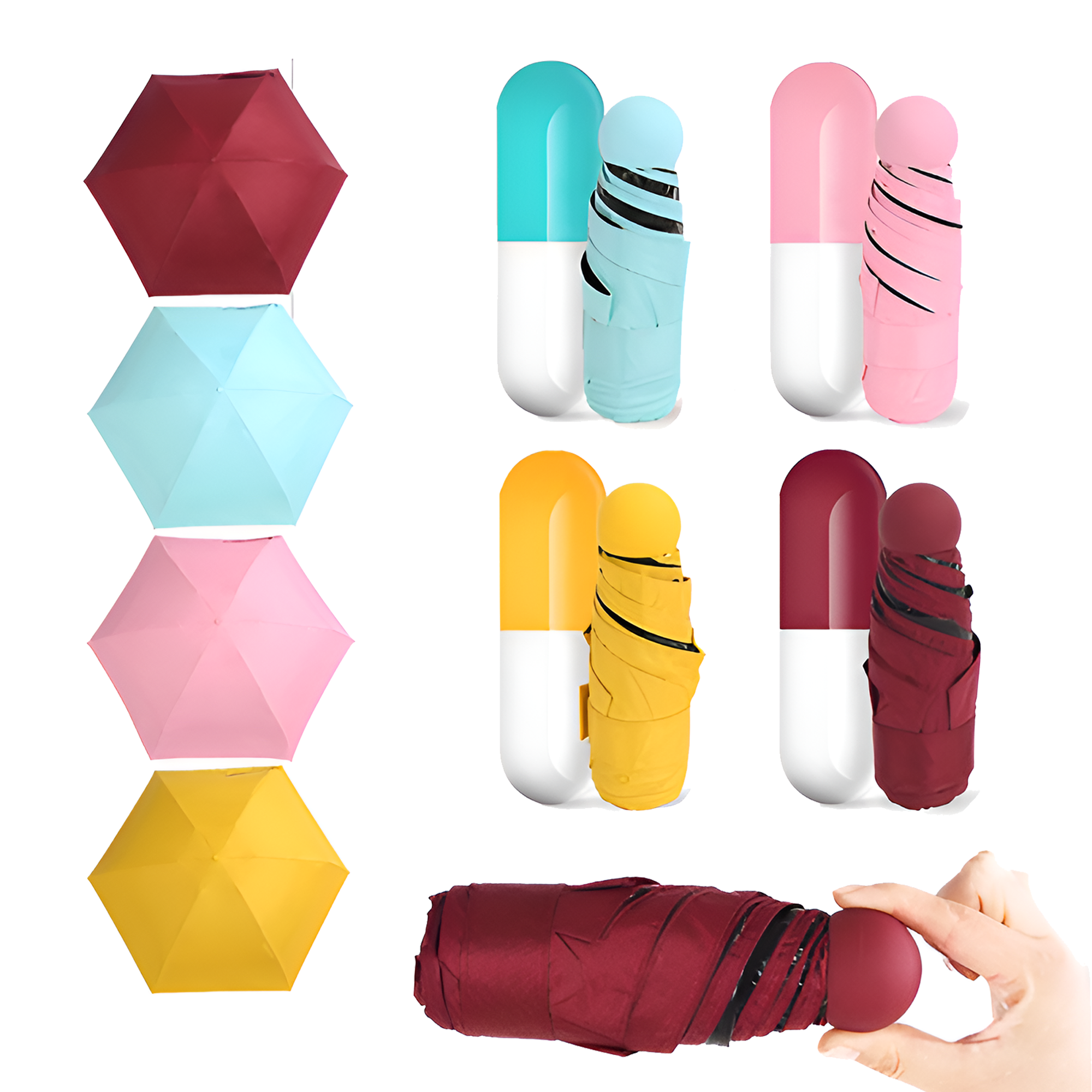 Umbrella With Capsule Case 2