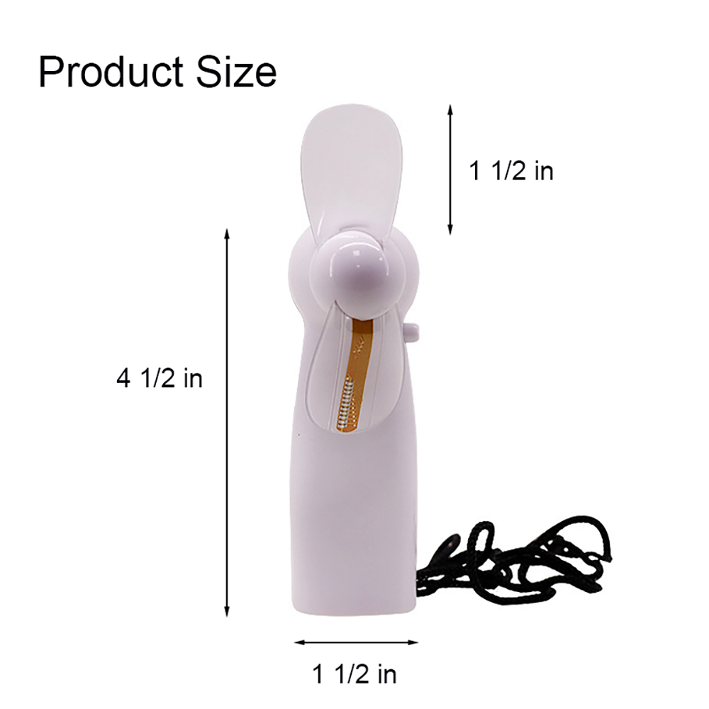 Message Editable Mini Flash LED Fan 6