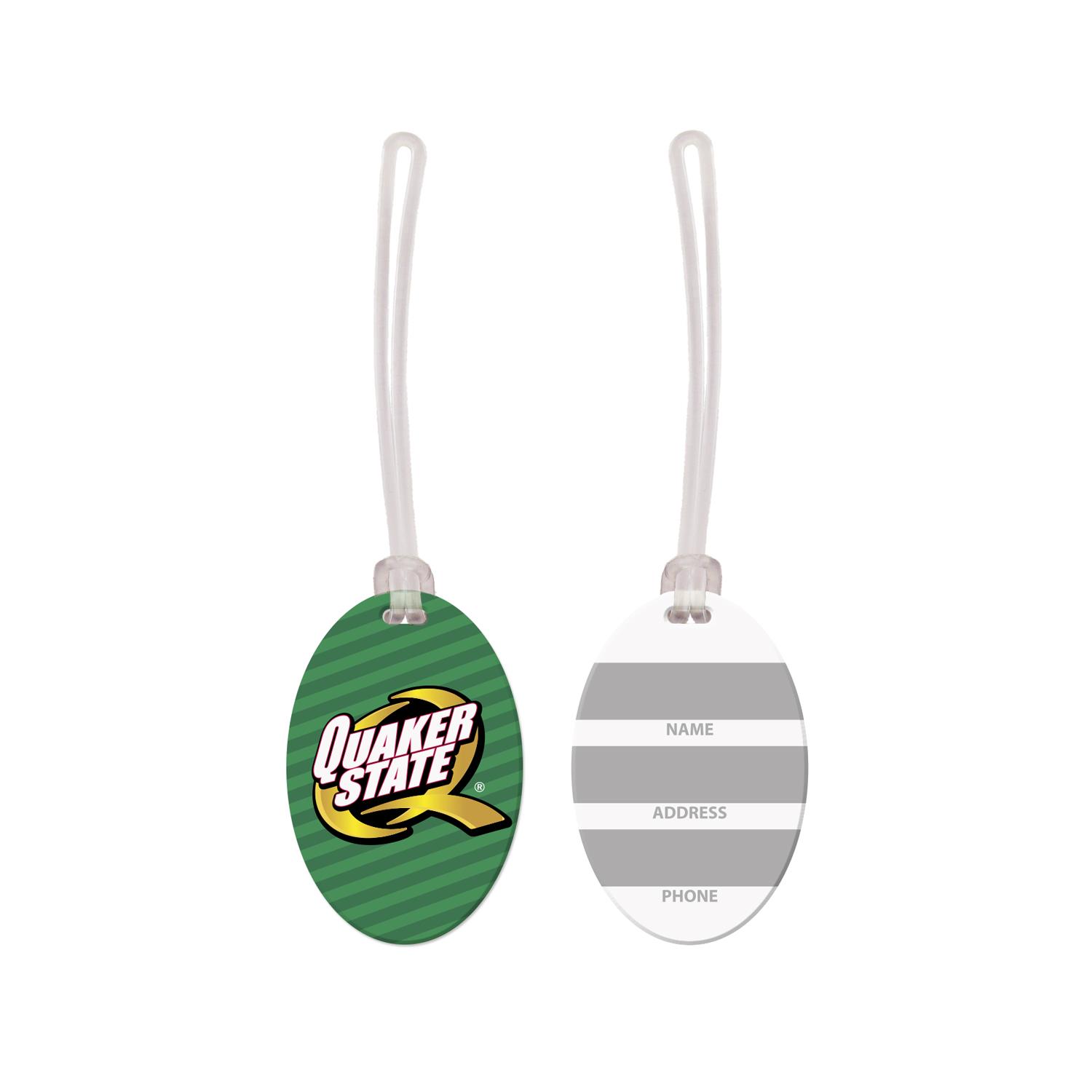 USA Made Oval Vinyl Luggage Tag 2