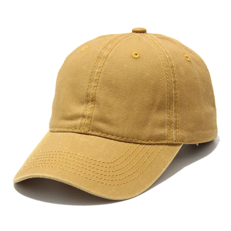 6 Panel Garment Washed Pigment Dyed Cotton Twill 7