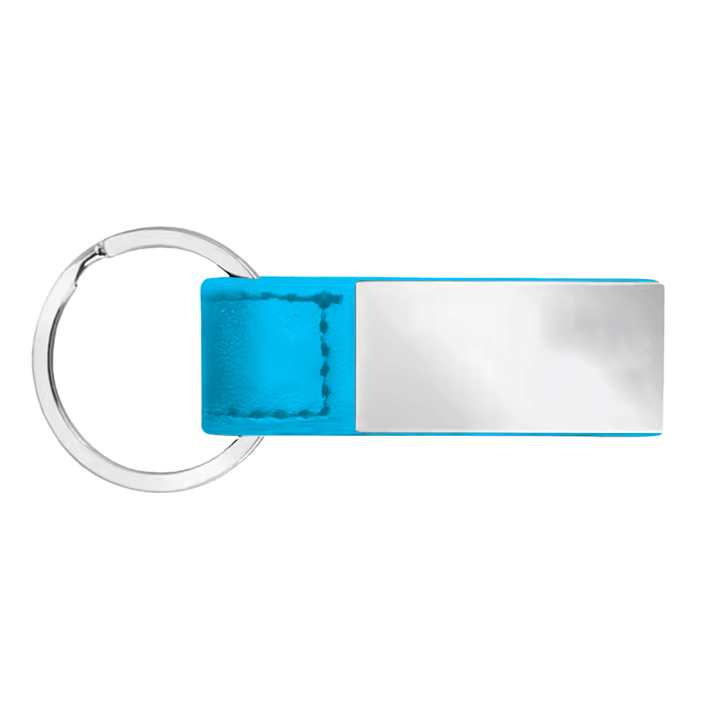 SleekPlate Leather & Metal Key Fob 10