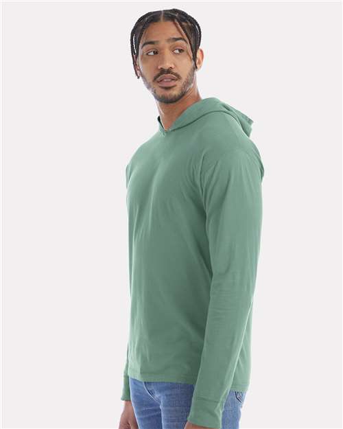 Unisex Garment-Dyed Jersey Hooded Long Sleeve T-Shirt - GDH280 40