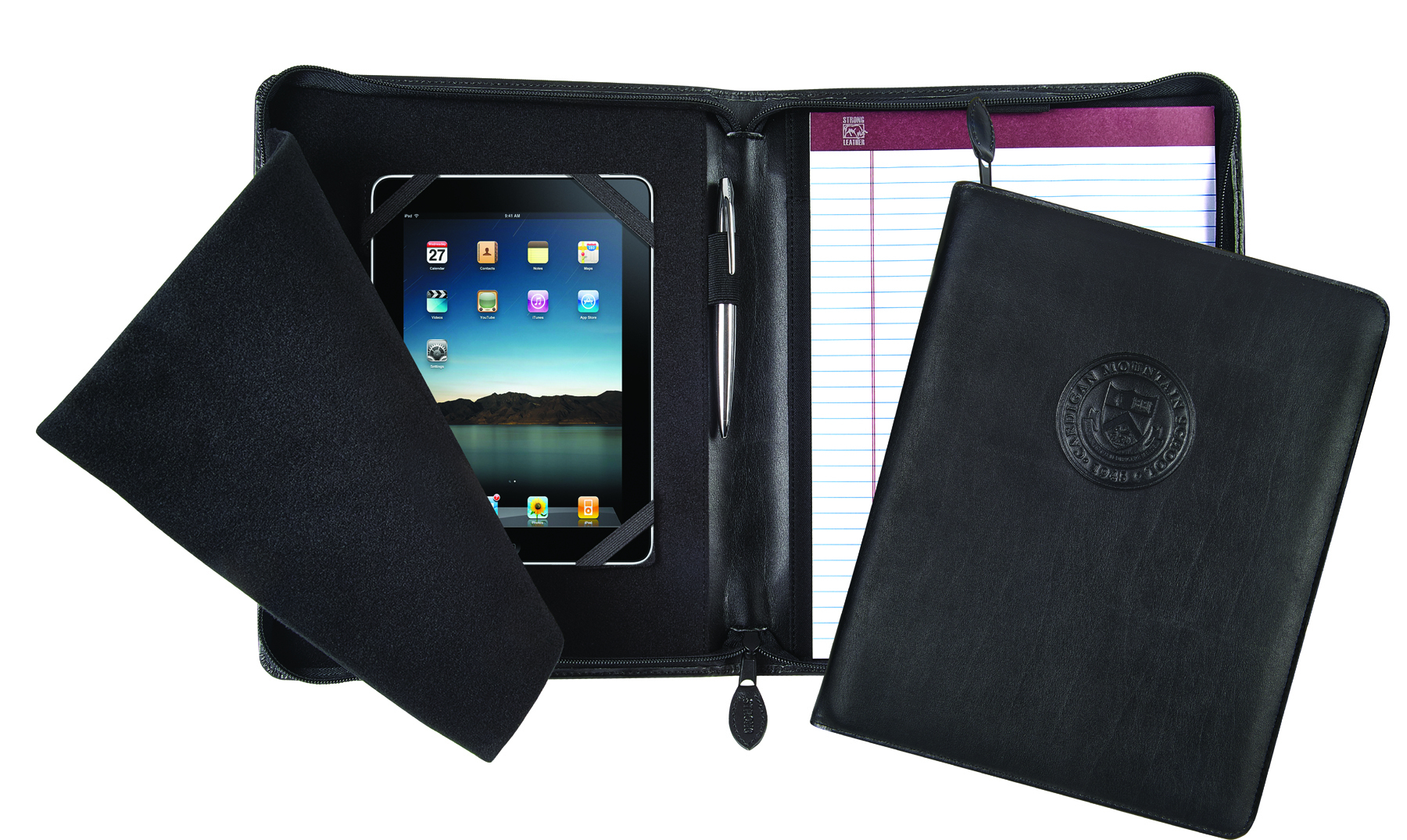 Zippered Tablet and Pad Holder