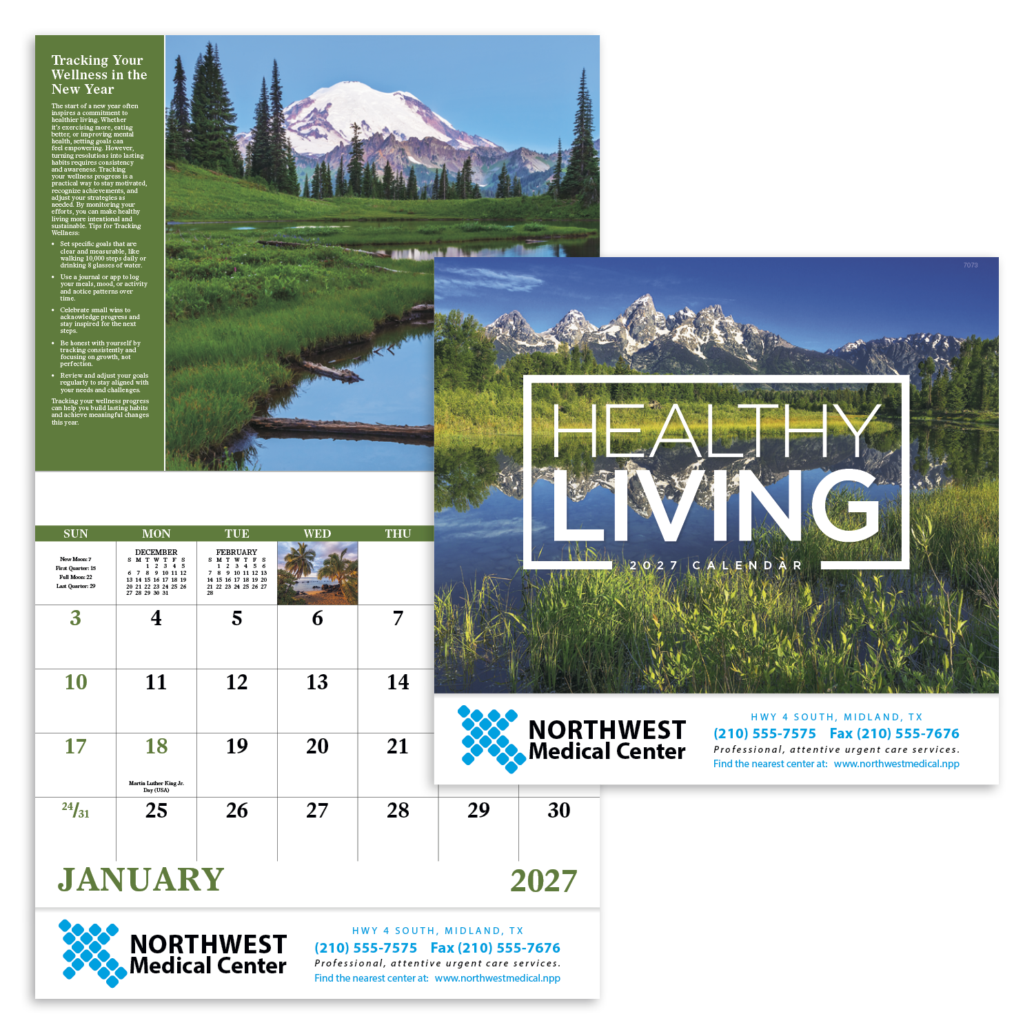Good Value™ Healthy Living - Stapled Calendar 69
