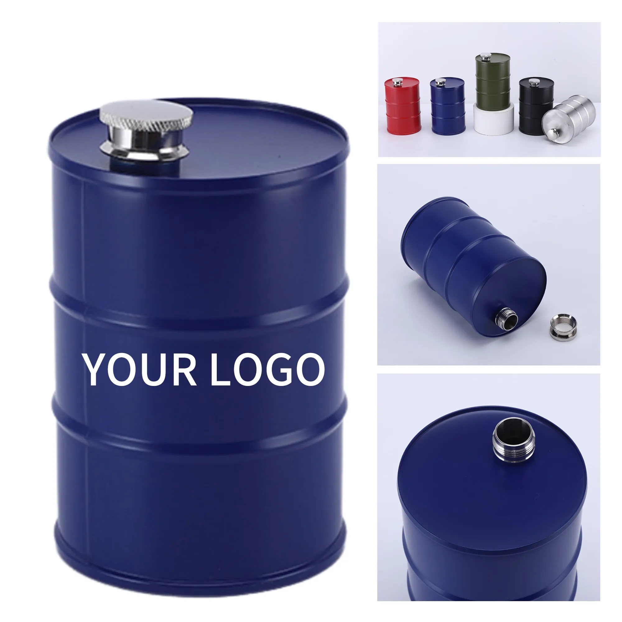 Mini Oil Drum Flask 6