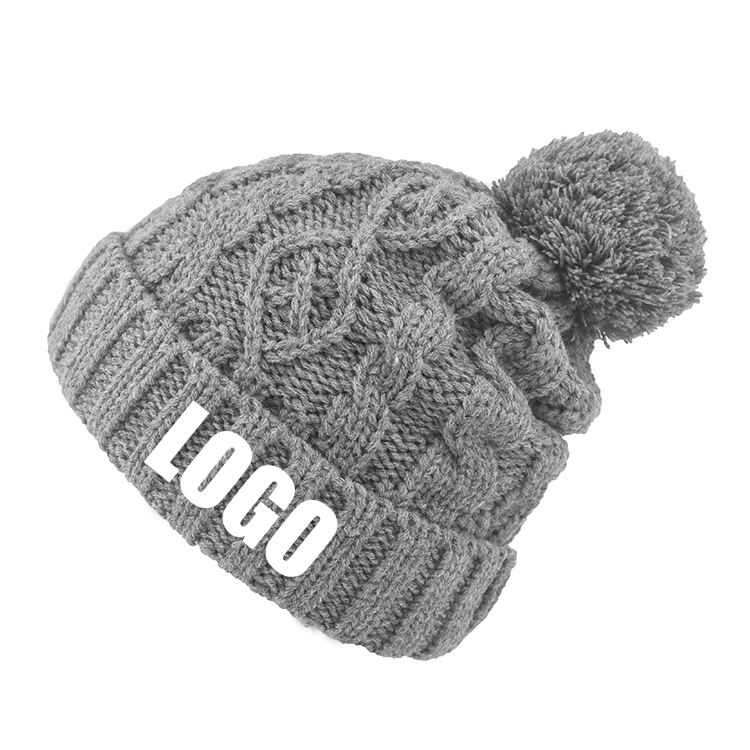 Custom Beanie Hats Winter Knitted Caps Unisex 1