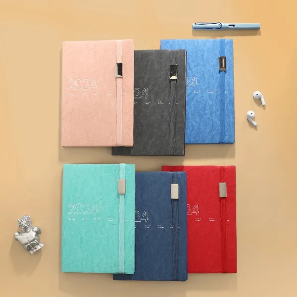 A5 Size PU Cover 2025 Daily Planner Notebook 5