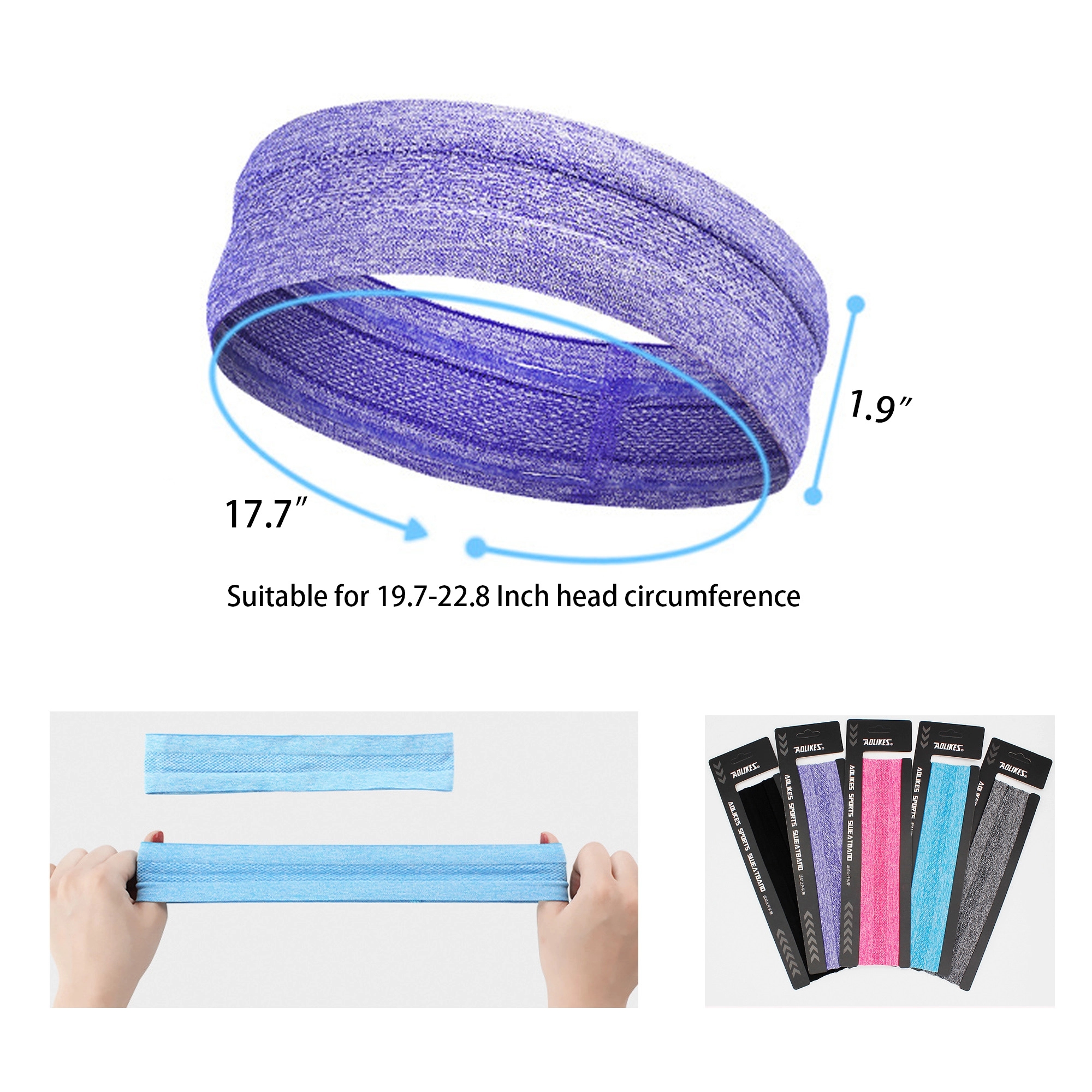 Quick-drying Cooling Sports Headband 11