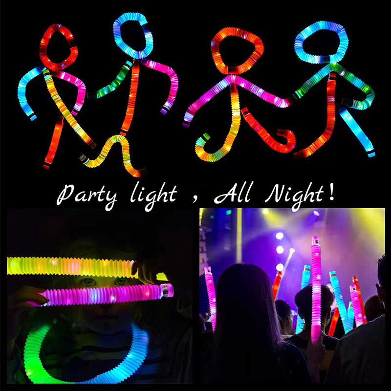 Pop Tube Sensory Toys With Light 4